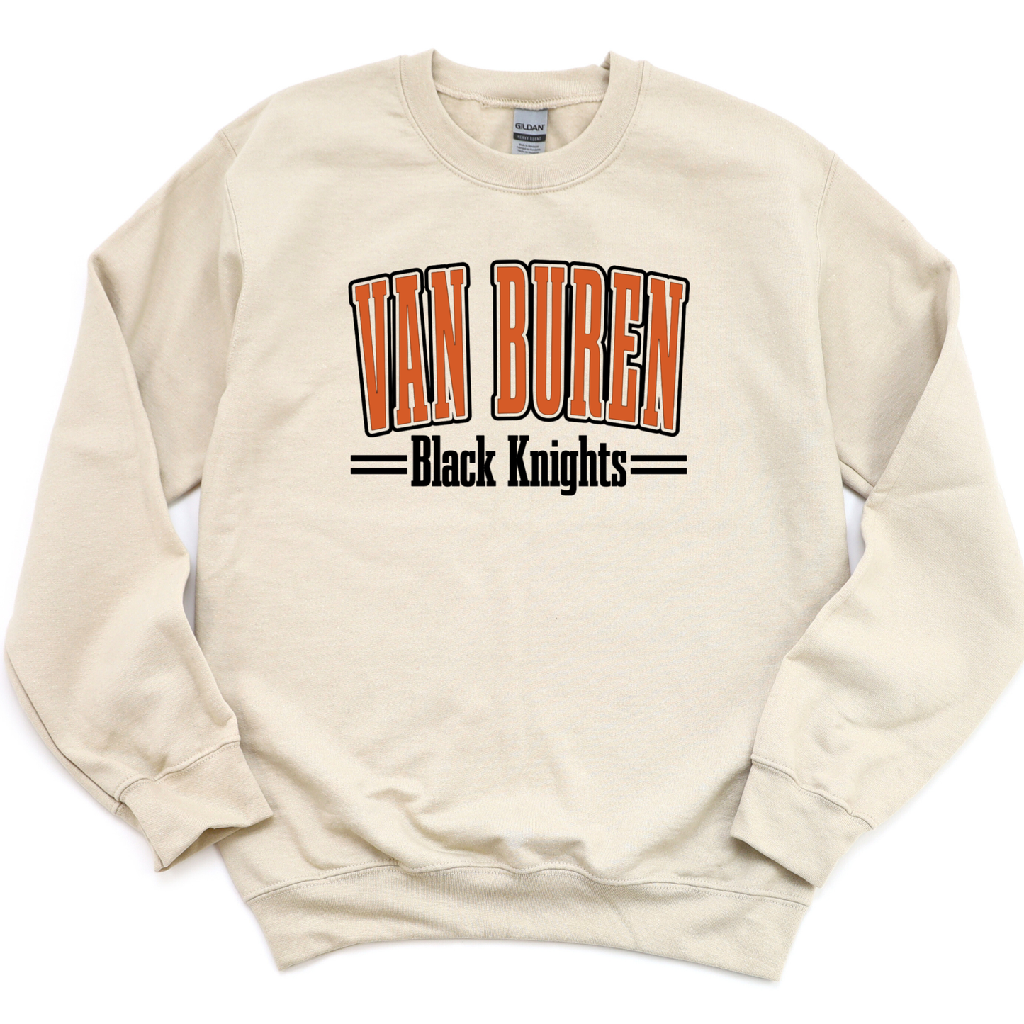 Van Buren Unisex Sweatshirt VAN BUREN BLACK KNIGHTS SAND
