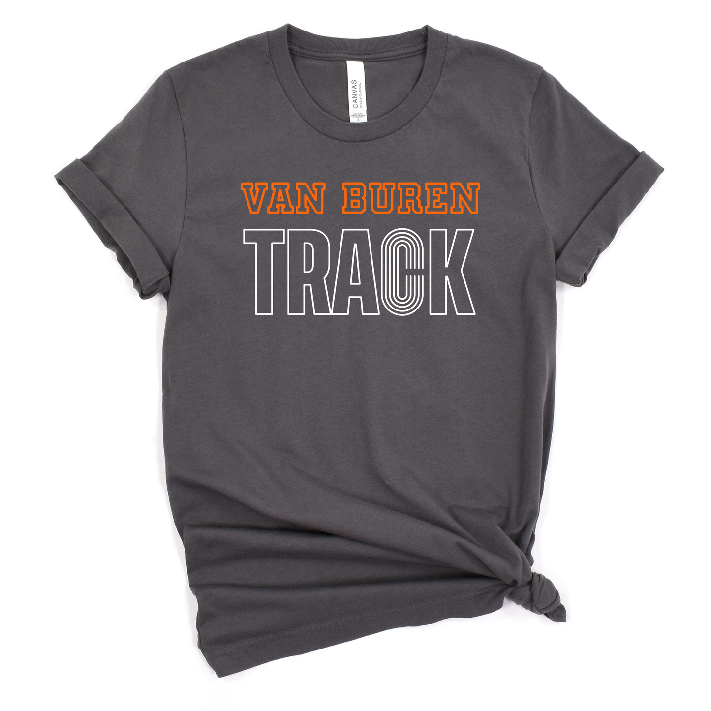 Van Buren Unisex T-Shirt VAN BUREN TRACK GREY