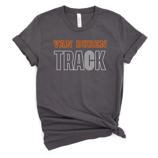 Van Buren Unisex T-Shirt VAN BUREN TRACK GREY