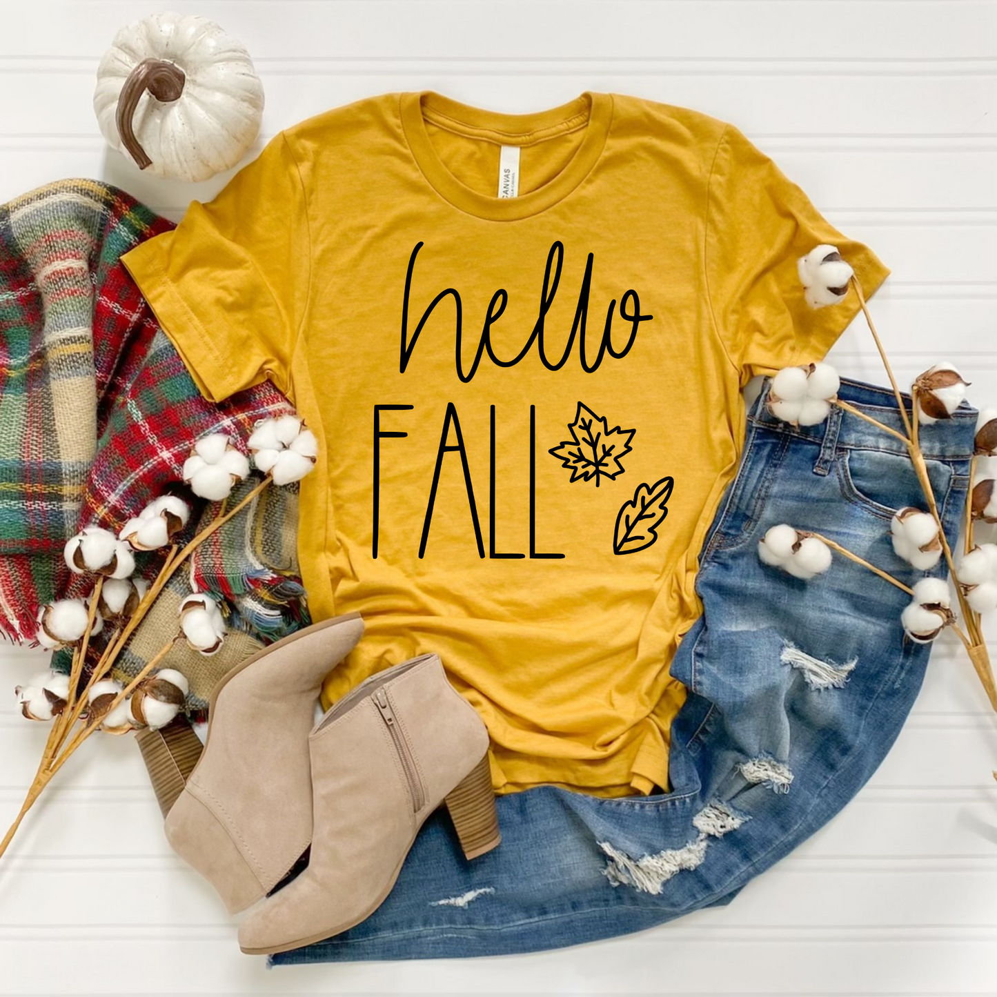 Short Sleeve T-Shirt HELLO FALL